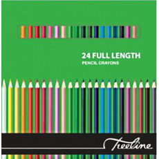 Treeline Full Length Pencil Crayons 24's Copy